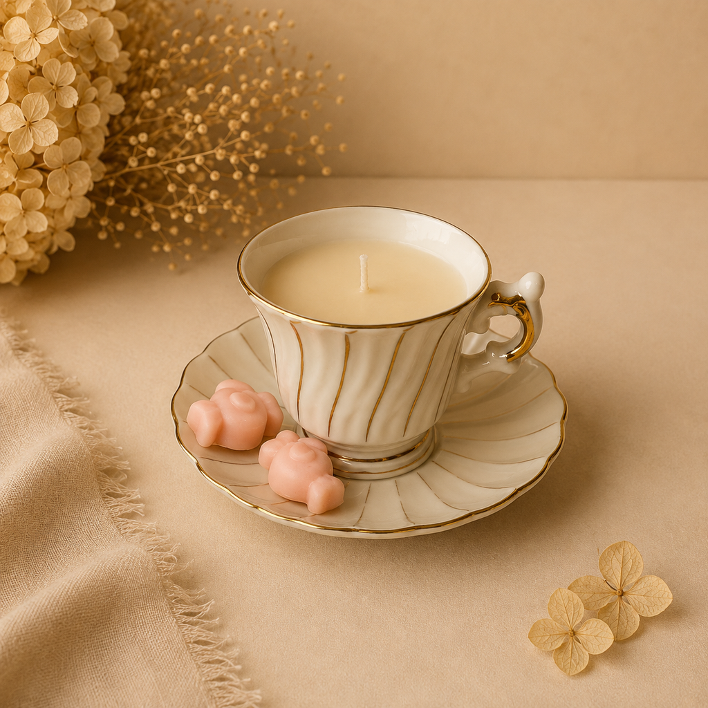 VANI Belle Époque – Vintage Porcelain Cup Candle - Image 2