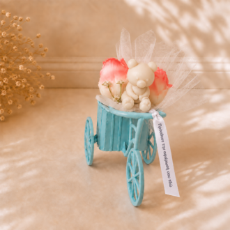 VANI Teddy blue Bicycle — προσωπική αφιέρωση στην κορδέλα