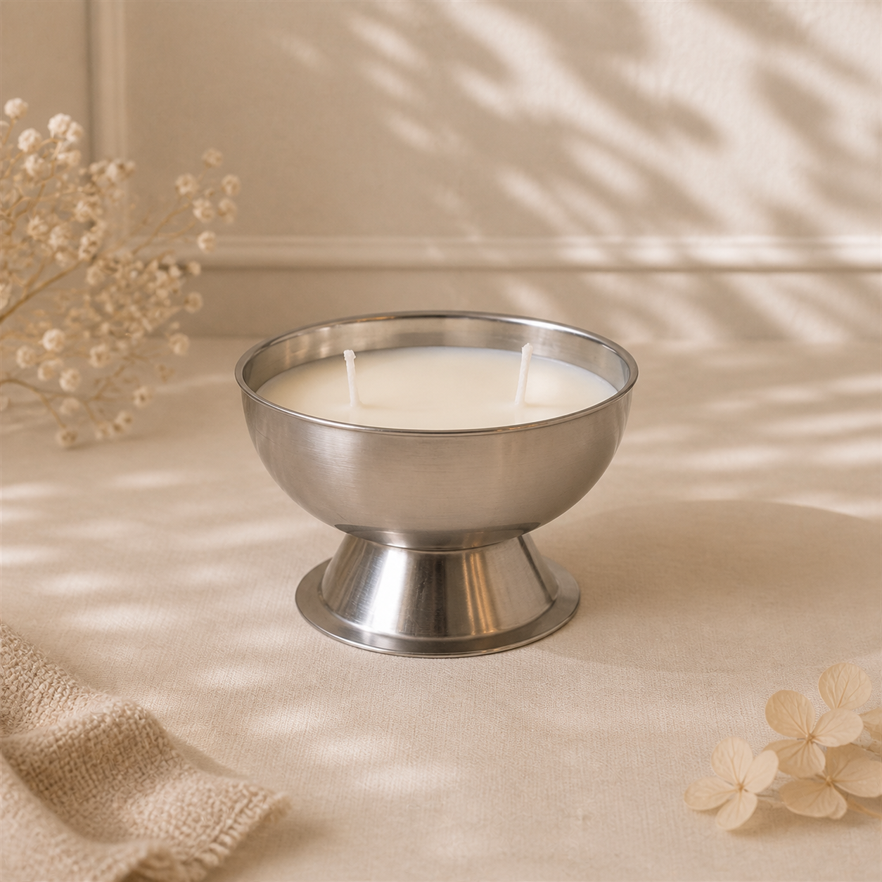 VANI Fleur d’Argent Duo κερί διπλού φυτιλιού χωρίς λουλούδια