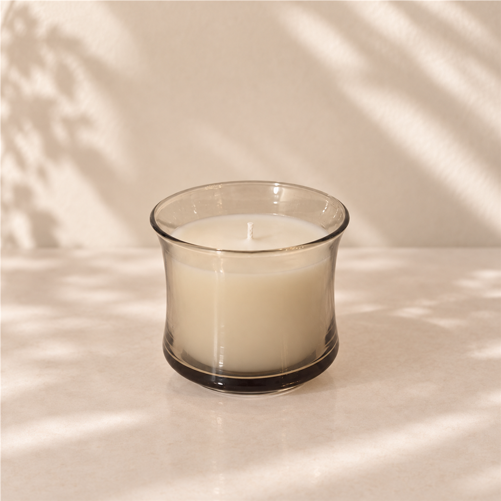 VANI Verre Fumé — Κερί σε vintage φιμέ γυάλινο δοχείο