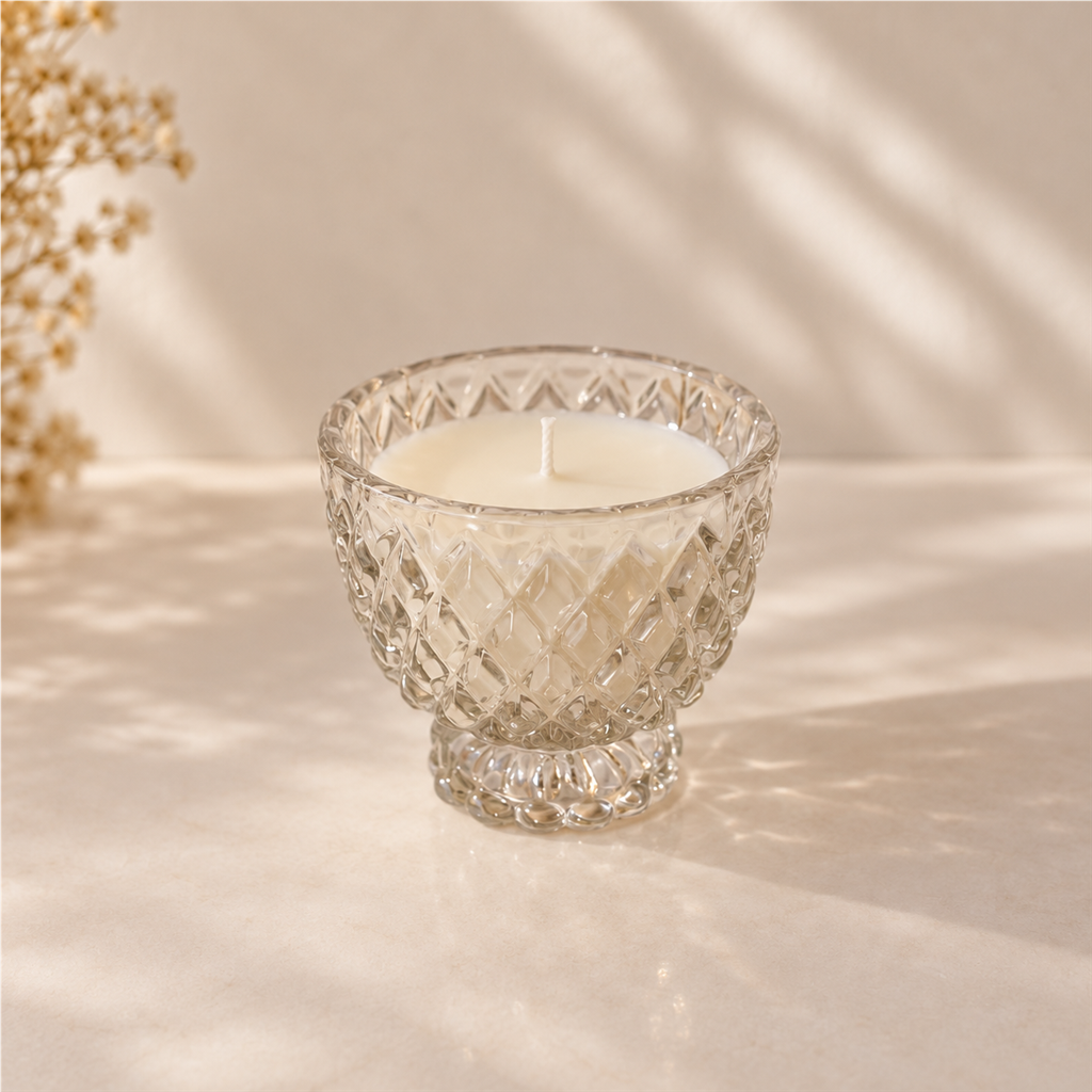 VANI Éclat de Verre — Κερί σε ανάγλυφο γυάλινο κύπελλο - Image 2