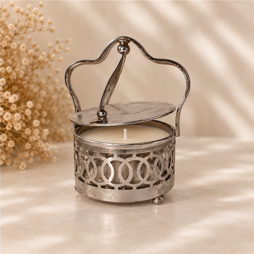 VANI Dentelle d’Argent — Κερί σε διάτρητο μεταλλικό δοχείο - Image 3