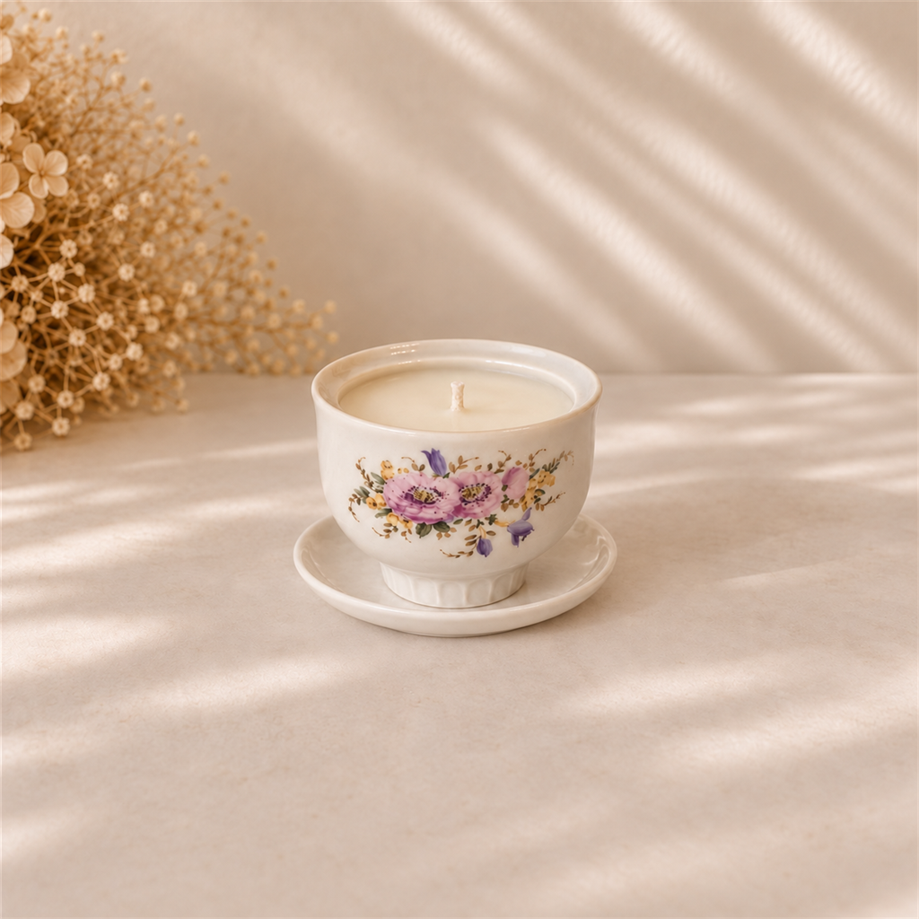 VANI Bouquet Miniature — Κερί σε μικρό ανθισμένο μπολ - Image 2
