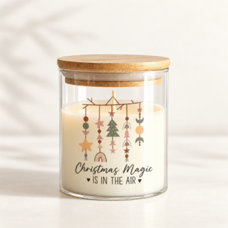 VANI Christmas Magic — Χειροποίητο Κερί σε Γυάλινο Βάζο