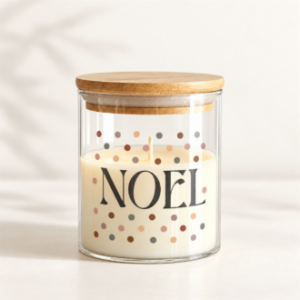 VANI Christmas Noel — Χειροποίητο Κερί σε Γυάλινο Βάζο